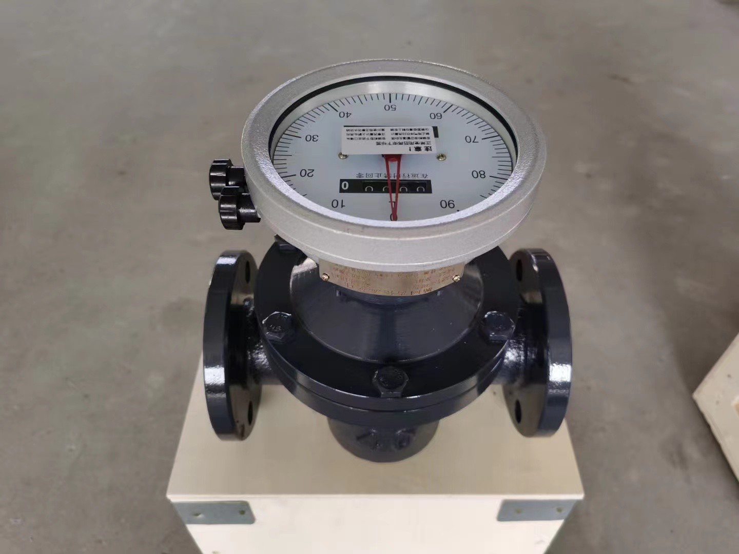 Oval gear flowmåler